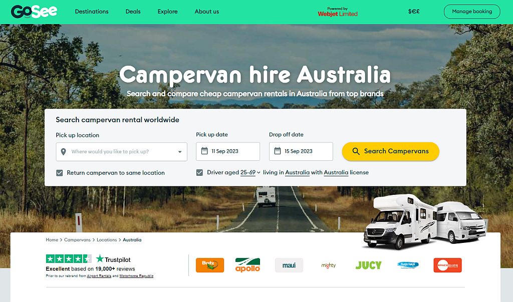 10 Best Campervan & Motorhome/RV Rentals in Australia